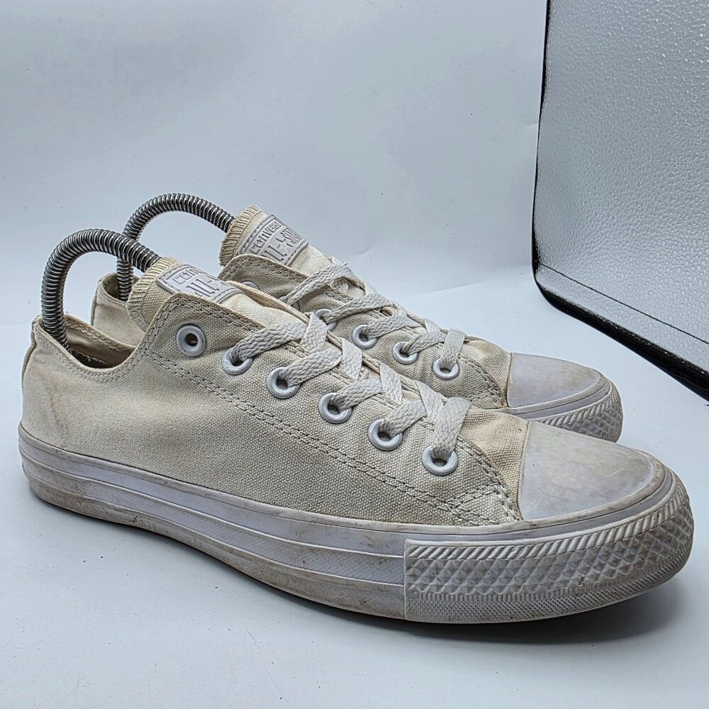 Converse All Star Womens Size 8 White Low Top Casual Sneakers Shoes Walking